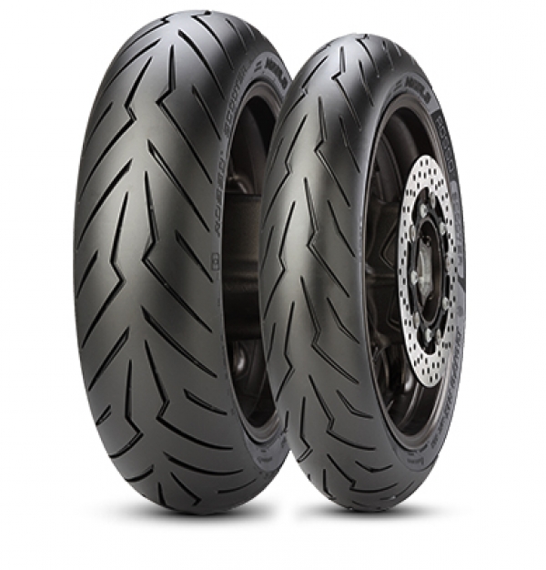 PNEUMATICI MOTO PIRELLI 100/90 -10 56J DIABLO ROSSO SCOOTER TL